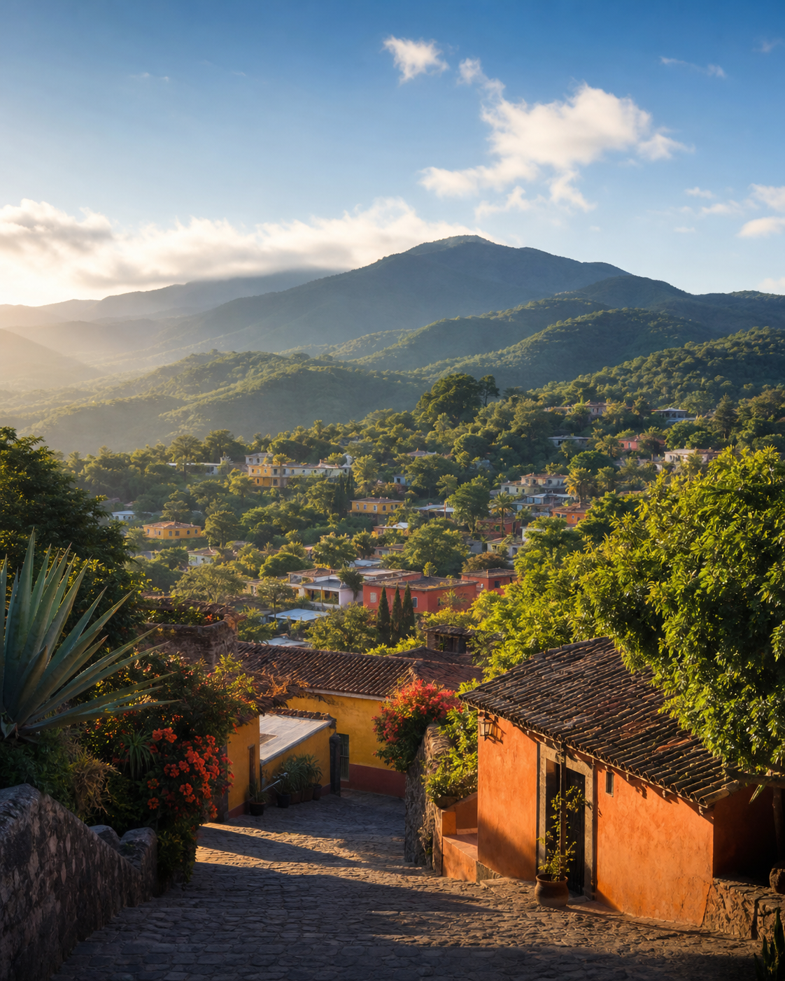 Paisaje representativo de un destino nacional en México